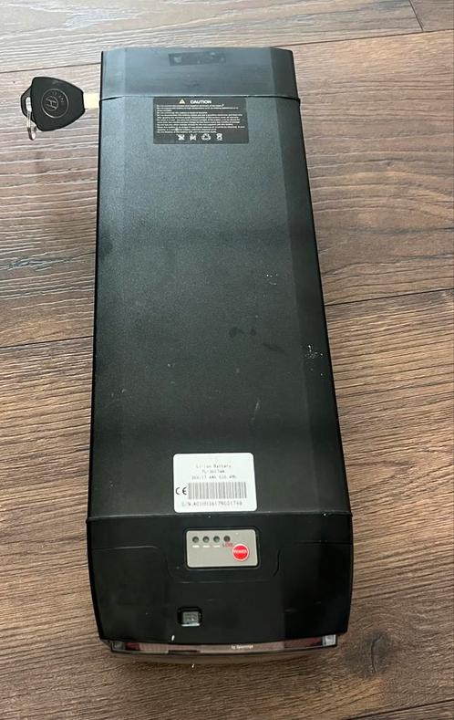 Fietsaccu brinckers,Keola,Vandijck 626wh 17.4AH oplader, Fietsen en Brommers, Fietsaccessoires | Fietsaccu's, Zo goed als nieuw