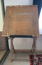 Vintage teken tafel, Ophalen, Gebruikt, Minder dan 130 cm