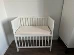 2 x mooie wieg / co sleeper white wash 40 x 80 cm, Ophalen of Verzenden, Gebruikt, Wieg