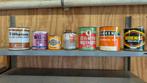Vintage Brocante verf blikken, Ophalen of Verzenden