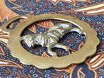 Mooi antiek paard kleppermannetje uit Engeland 10 cm. 1900., Antiek en Kunst, Antiek | Koper en Brons, Ophalen of Verzenden, Koper