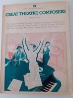 Great Theatre Composers , bladmuziek piano, met songteksten, Gebruikt, Overige genres, Overige soorten, Ophalen of Verzenden