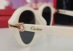 Cartier Witte glazen, elegant NIEUW, Overige merken, Zonnebril, Wit, Nieuw