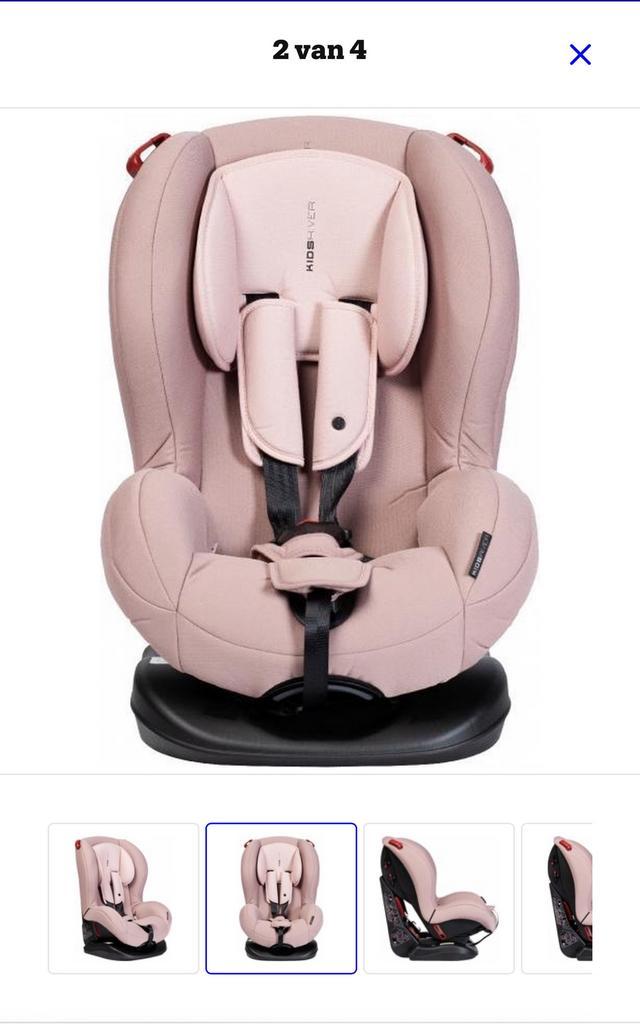 Kidsriver Autostoel Evi - Roze, Kinderen en Baby's, Autostoeltjes, Zo goed als nieuw, Overige merken, 9 t/m 18 kg, Autogordel