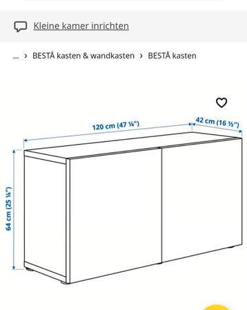 Ikea Besta kastjes met glazen deurtjes - afbeelding 5