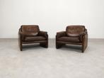 Set of De Sede DS61 fauteuils, Gebruikt, Verzenden, 50 tot 75 cm, Hout
