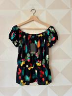 Collectif Aldea cactus top zwart S/36 NIEUW, Kleding | Dames, Collectif, Zwart, Nieuw, Ophalen of Verzenden