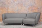 NIEUW beklede grijze leren Leolux Pupilla design hoekbank, 250 tot 300 cm, Leolux, Leolux, Design