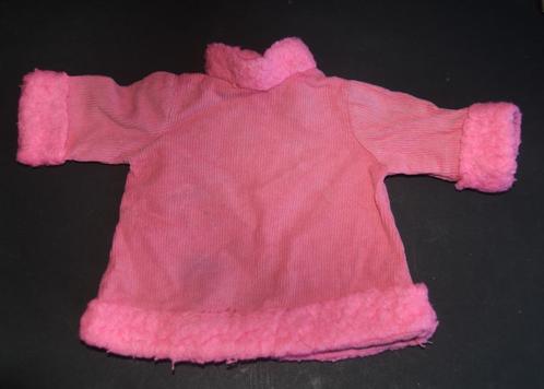 Vintage roze poppenjurkje, Verzamelen, Poppen, Gebruikt, Kleertjes, Ophalen of Verzenden