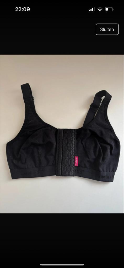 Lipoelastic Compressie BH Maat M - Uitstekend!, Kleding | Dames, Ondergoed en Lingerie, BH, Zwart, Ophalen of Verzenden