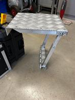 Ladder Plateau - Opvouwbaar, Doe-het-zelf en Verbouw, Ladders en Trappen, Gebruikt, Trap, Ophalen of Verzenden, Opvouwbaar of Inschuifbaar