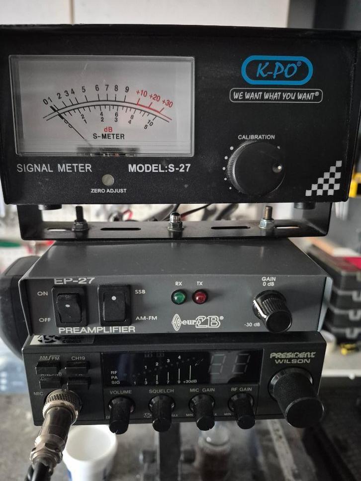 27 mc vossensetje met President Wilson, Telecommunicatie, Zenders en Ontvangers, Zo goed als nieuw, Zender en Ontvanger, Ophalen