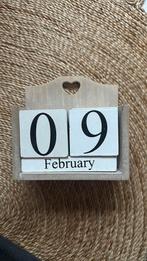 Houten kalender blokken, Diversen, Ophalen of Verzenden, Zo goed als nieuw