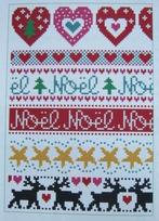 Borduurpatroon  Kerst merklap   nr 5972, Verzenden, Nieuw, Handborduren, Patroon