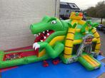 Springkussen dino met ballenbak!, Ophalen, Zo goed als nieuw, Overige