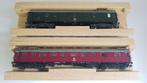 Liliput 826/829 - Rijtuigen van de DB (één met verlichting), Hobby en Vrije tijd, Modeltreinen | H0, Gebruikt, Gelijkstroom, Wagon