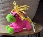 Pluche knuffel roze paard 13 cm, Nieuw, Ophalen of Verzenden, Paard