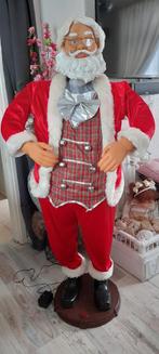 Grote staande dansende en zingende kerstman te koop., Ophalen, Gebruikt