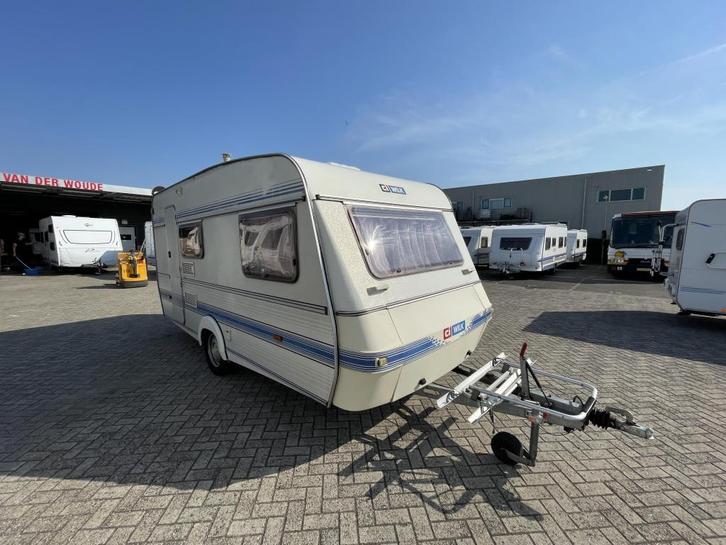 Wilk De Luxe 440 Mover 2x zitje Voortent, Caravans en Kamperen, Caravans, Bedrijf, tot en met 4, 1000 - 1250 kg, Overige, Wilk
