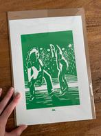 Gelimiteerde linoleum druk print nummer 3 van de 12, Ophalen of Verzenden