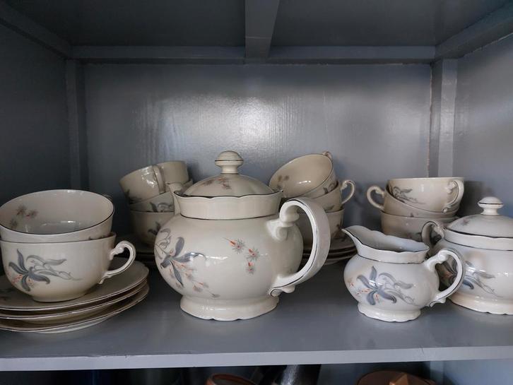 Theeservies  servies Bavaria Arzberg, Antiek en Kunst, Antiek | Servies los, Ophalen