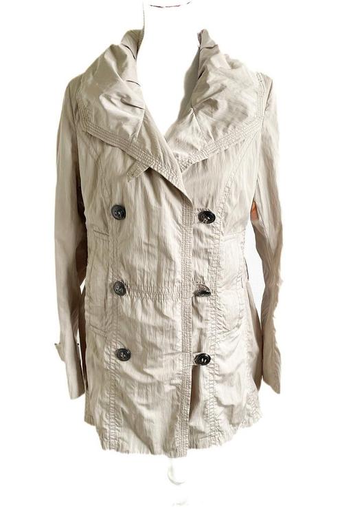 Mooie jas van Creenstone 40, Kleding | Dames, Jassen | Zomer, Gedragen, Maat 38/40 (M), Beige, Ophalen of Verzenden