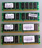 Samsung PC geheugen kaartjes 4 x 512 Mb, Computers en Software, RAM geheugen, 1 GB of minder, DDR, Desktop, Gebruikt