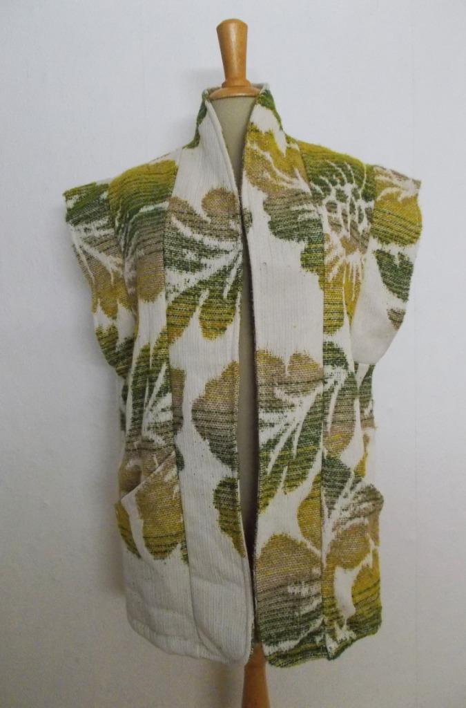 Mooi bewerkt gilet/vest! L/XL/one size, Kleding | Dames, Truien en Vesten, Zo goed als nieuw, Maat 42/44 (L), Groen, Verzenden