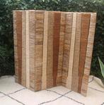 Vintage Kamerscherm / Roomdivider met biezen, Ophalen, Xx, Xx, Gebruikt