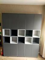 Kast ikea eket grijs, Ophalen, Gebruikt