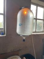 Lamp gemaakt van een Fullwood Melkglas, Ophalen, Gebruikt, Glas