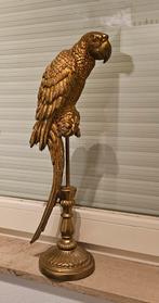 Gouden Decoratieve Papegaai - 49 cm, Ophalen of Verzenden
