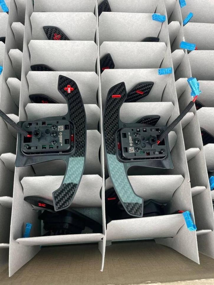 BMW M Stuur Flippers Carbon M1 M2 M3 M4 G20 G30 G01 G05 G80, Auto-onderdelen, Dashboard en Schakelaars, BMW, Nieuw, Ophalen of Verzenden