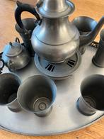 Antiek Tinnen Theeservies Compleet, Antiek en Kunst, Ophalen of Verzenden