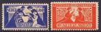 Nederland NVPH nr 134/5 postfris Toorop 1923, Postzegels en Munten, Postzegels | Nederland, Ophalen of Verzenden, T/m 1940, Postfris