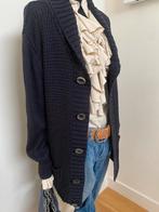Nieuw! YARN UNIT donkerblauw vest met kaartje 289,- L/XL, Blauw, Maat 42/44 (L), Ophalen of Verzenden, Yarn unit