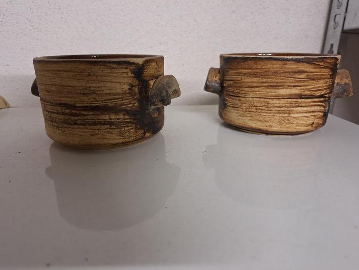 2 ovenvaste soepkommen, Huis en Inrichting, Keuken | Servies, Zo goed als nieuw, Kom(men), Overige stijlen, Aardewerk, Ophalen of Verzenden