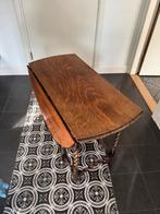 Antieke houten tafel – inklapbaar, Ophalen of Verzenden