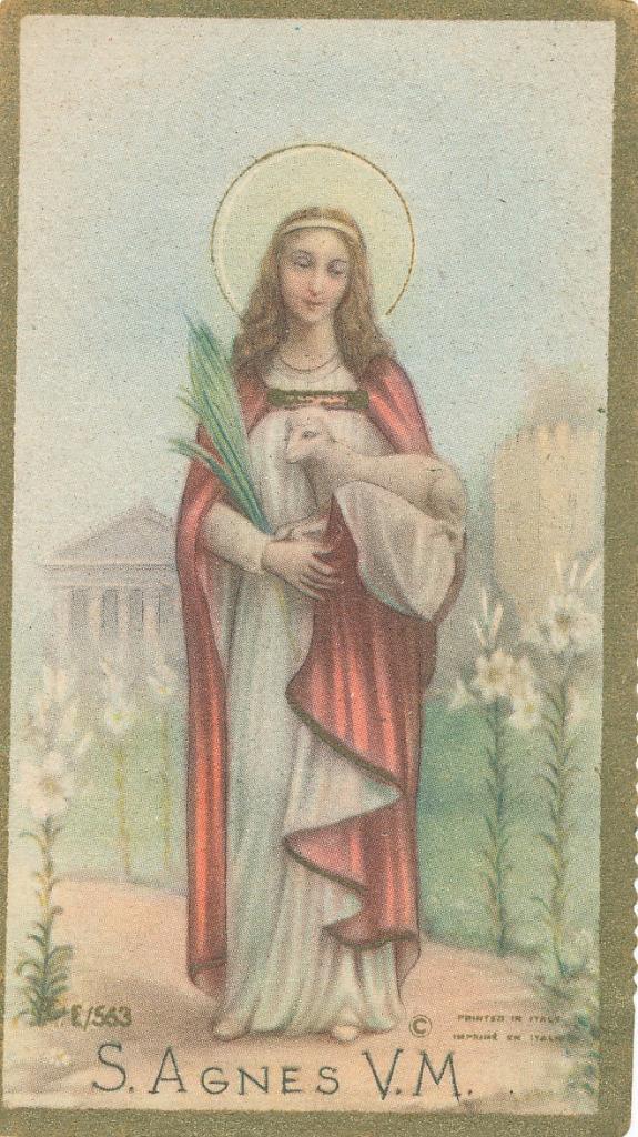 12 wat oudere prentjes Vruwelijke Heiligen - Italië, Verzamelen, Religie, Zo goed als nieuw, Christendom | Katholiek, Kaart of Prent