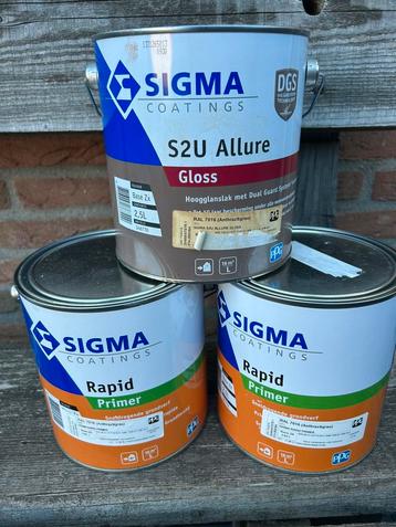 Sigma 7016 grondverf en lak beschikbaar voor biedingen