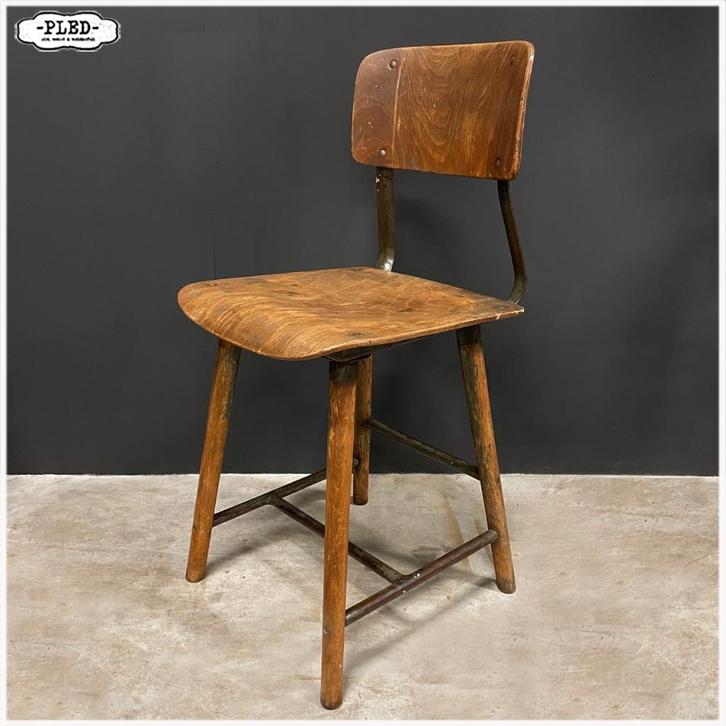 Industriele Rowac-stoel, Robert Wagner Chemnitz, ca. 1930, Antiek en Kunst, Antiek | Meubels | Stoelen en Banken, Ophalen