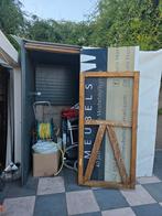 Kleine schuurtje gratis ophalen, Dieren en Toebehoren, Vogels | Hokken en Kooien, Ophalen, Zo goed als nieuw, Hout, Vogelkooi
