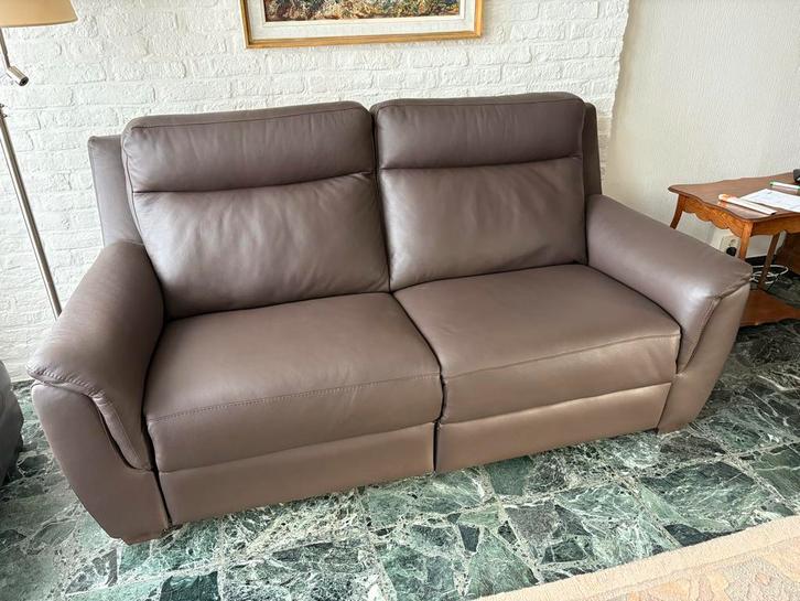 Goossens Relaxbank Vlore - met relaxfunctie - 2.5 zits, Huis en Inrichting, Banken | Bankstellen, Zo goed als nieuw, Rechte bank