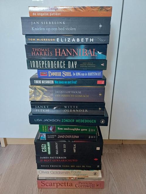 Diverse boeken €1,- per boek, Boeken, Partijen en Verzamelingen, Gelezen, Ophalen