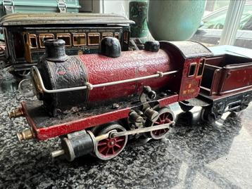 Jaren 30 Marklin Märklin set blik spoor 0 antiek beschikbaar voor biedingen