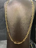 Prachtige 14 karaats gouden anker ketting 70 cm, Ophalen of Verzenden, Zo goed als nieuw, Goud