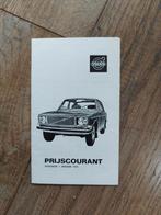 Volvo Prijslijst 1972 - Zeldzaam! Brochure, Volvo, Zo goed als nieuw, Volvo, Ophalen of Verzenden