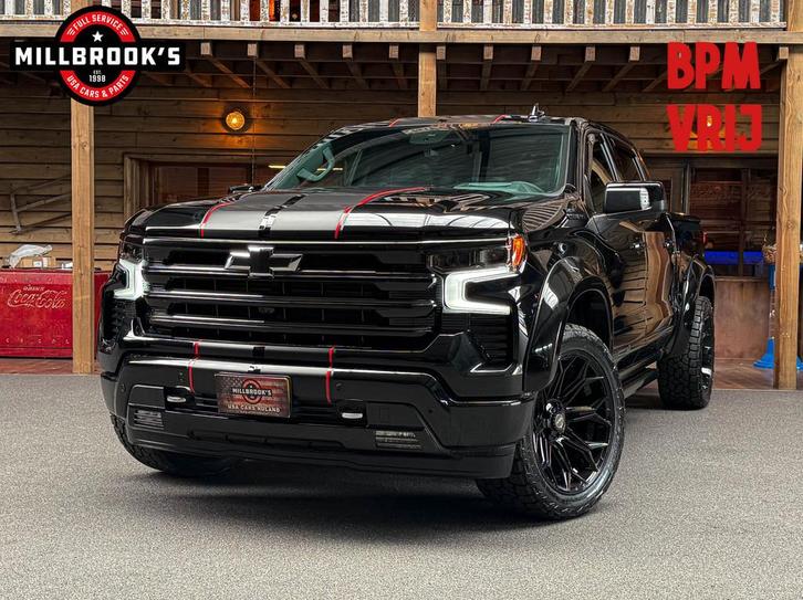 Chevrolet Silverado high country 6.2 V8 BOSE, Adaptieve crui, Auto's, Chevrolet, Bedrijf, Te koop, Silverado, ABS, Achteruitrijcamera