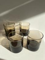 FUMÉ GLAZEN. —  LUMINARC. —  1970.(4 STUKS)., Ophalen of Verzenden, Zo goed als nieuw, Overige typen