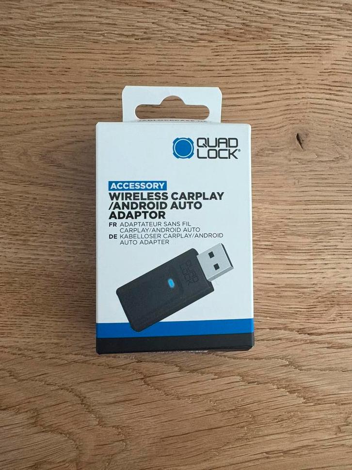 Quad Lock Wireless Carplay/Android auto adaptor, Auto diversen, Carkits, Nieuw, Ophalen of Verzenden